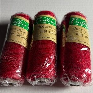 Red Decorative Mesh by Crafter's Square